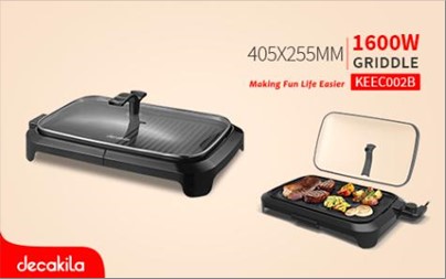 GRIDDLE 1600W DECAKILA