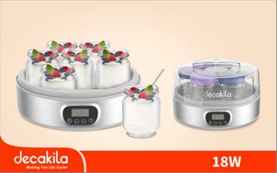 YOGURT MAKER 12W 200ML DECAKILA