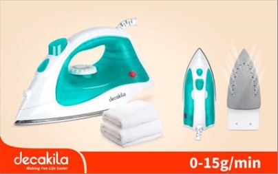 STEAM IRON 1400W DECAKILA