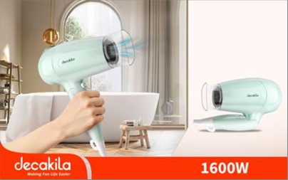 HAIR DRYER 1600W 200*80*250mm DECAKILA