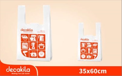PLASTIC BAG FREE OF CHARGES 35*15*43cm DECAKILA