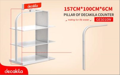 PILAR OF DECAKILA COUNTER FREE OF CHARGES 157cm*100cm*6cm DECAKILA