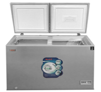 CONGELATEUR MIRALUX 446L GREY COLOR BODY WITH VCM DOOR HANDLE , LOCK / KEY , INNER LAMP , R600A GAS WITH COMPRESSOR FAN WITHOUT SLIDDING GLASS