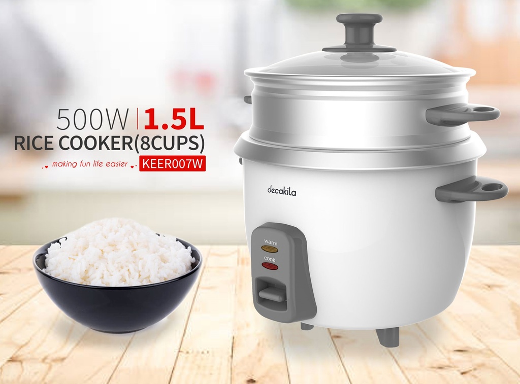 RICE COOKER 1.5L (8CUPS)