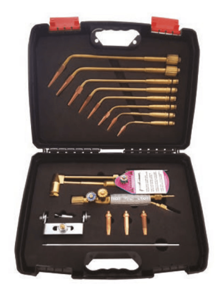 8 ‘s Welding and Cutting Set - with outfit Oxygen - Acetylene Shank (Handle)  Cutting Torch Oxygen - Acetylene (only Cutting Torch)  Cutting Nozzles Set Oxygen - Acetylene Compass &amp; Carriage Set 1051300355 GEDIK