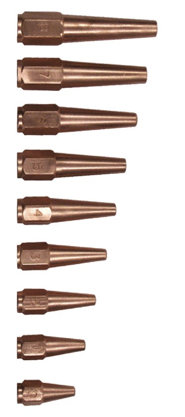 WELDING NOZZLES (OXYGEN - ACETYLENE) 1051300126 GEDIK