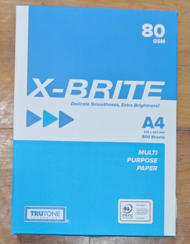 PAPIER PHOTOCOPIE X-BTIRE 80GSM A4 CARTON DE 05 RAM