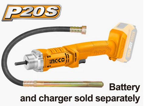 Lithium-ion concrete vibrator