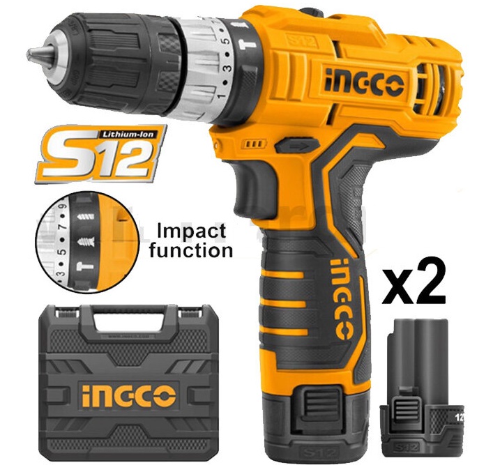 Lithium-ion impact drill