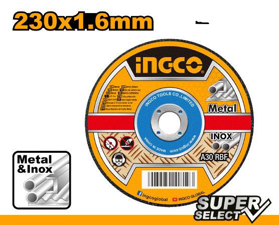 Abrasive metal cutiing disc