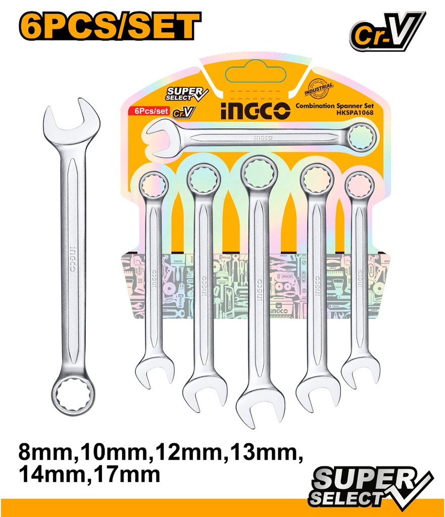Combinaison spanner set