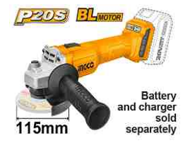 Lithium-ion angle grinder