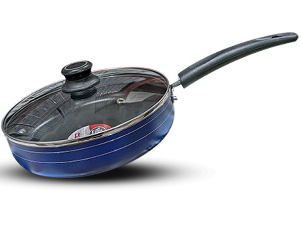 VIKAS FRY PAN 220 MM GLASS LID