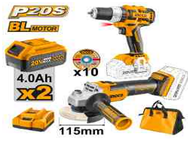 Lithium-ion cordless 2 pcs combo kit