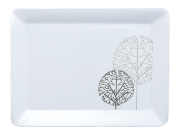 VIKAS TRAY SET OF 3 (SMALL, MEDUIM &amp; BIG) FLOWER MELAMINE