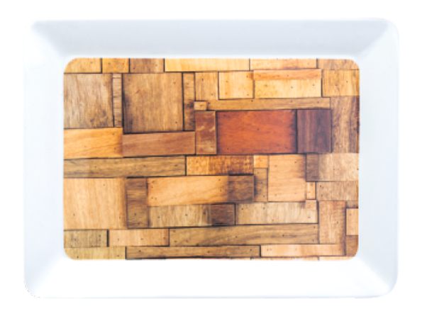 VIKAS TRAY SET OF 3 (SMALL, MEDUIM &amp; BIG) WOODEN MELAMINE