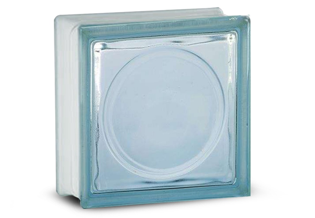BRIQUE DE VERRE 190*190*80MM - CIRCLE CTN/6