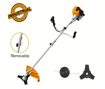 Gasoline grass trimmer and bush cutter