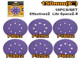 Purple sanding disc