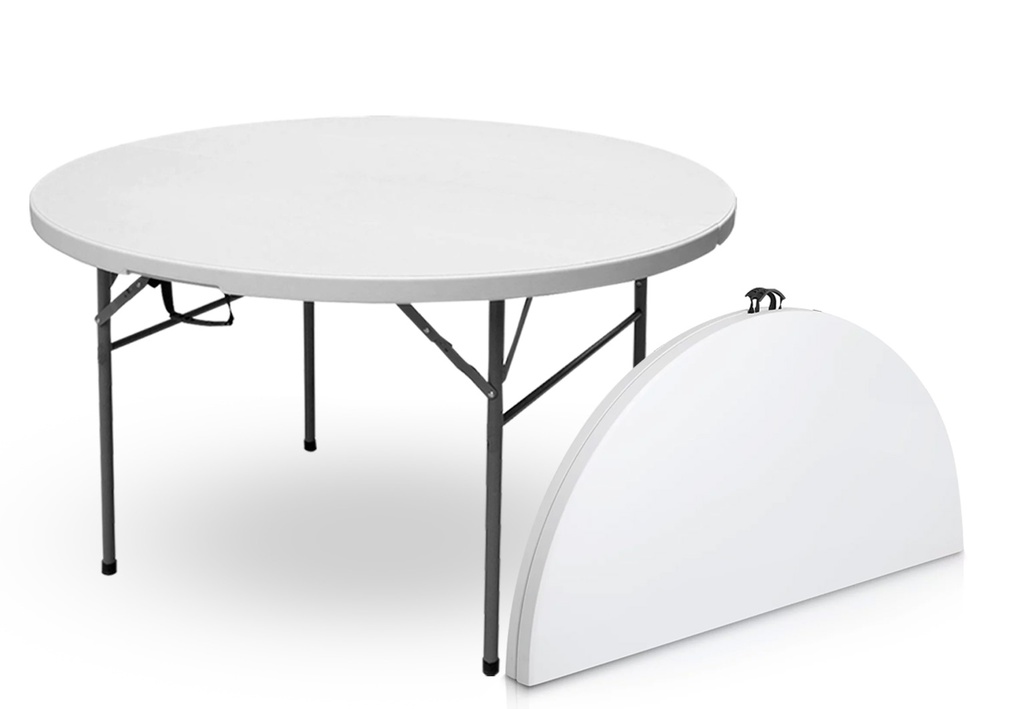 5.7FT ROUND FOLD IN HALF TABLE REF: HP-170YZ