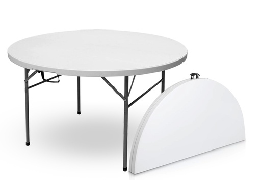 5.7FT ROUND FOLD IN HALF TABLE REF: HP-170YZ