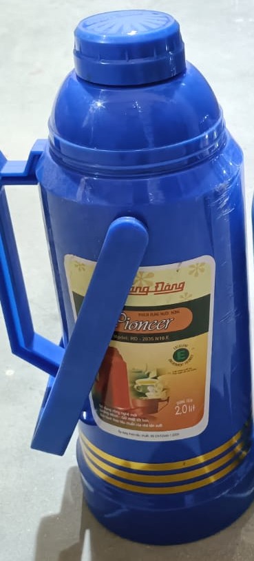 Thermos Plastique (Vaccum Flask) 2L REF: RD-2035 S1 ( Ctn  de 12pcs/couleurs assorties) RANGDONG VIETNAM