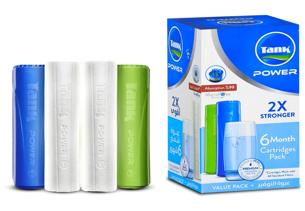 Recharge pour TANK power Economy (Boite de 4pcs) traitement 6mois