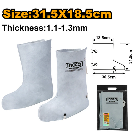 Leather welding shoes covers