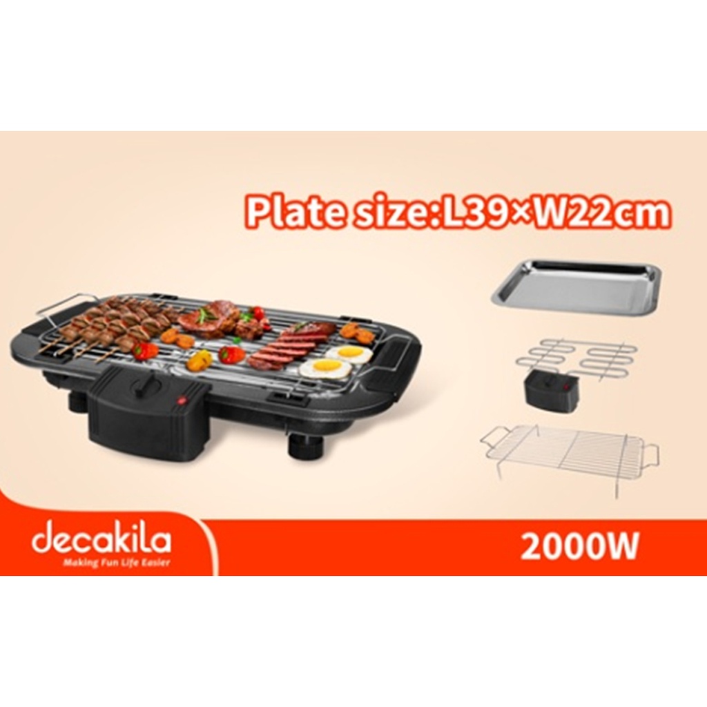 Electric barbecue grill