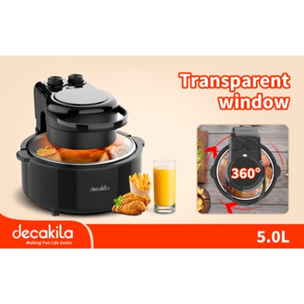 Transparent window air fryer