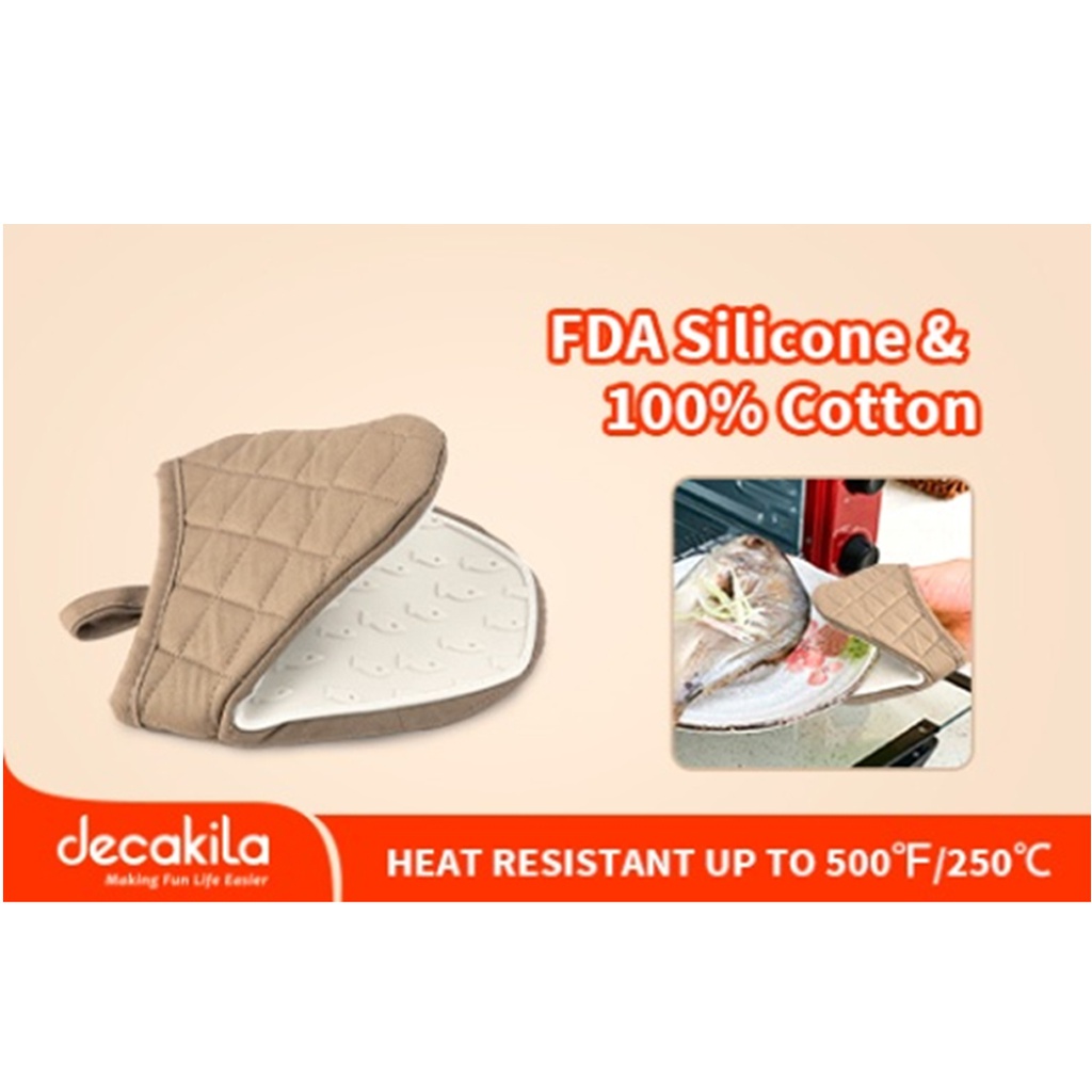 Silicone oven mitts
