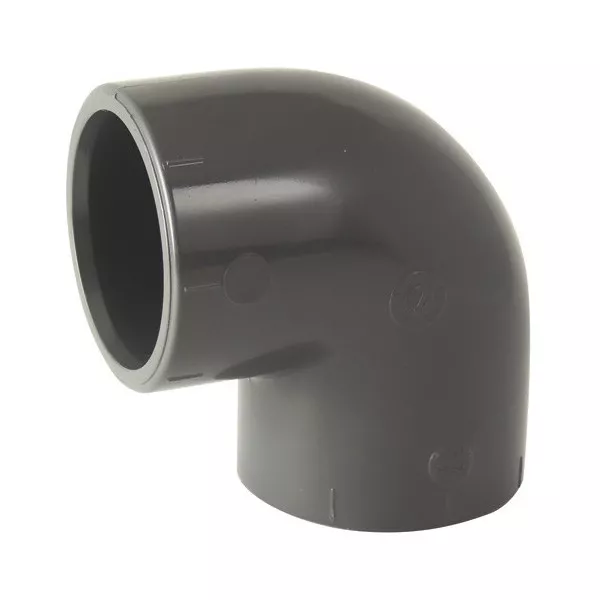 Coude PVC 90° FF H Pression Diam 32mm David = ELBOW (sachet de 25 pcs)