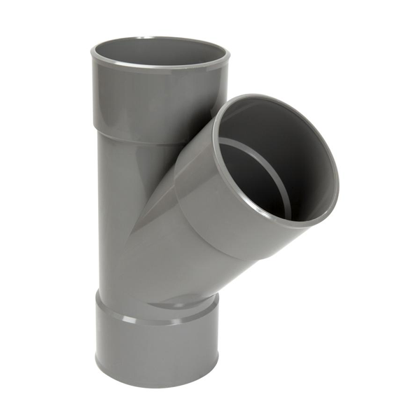 TE EN Y PVC EVAC MF Diam 100mm David = DOWNPIPE Y-TEE