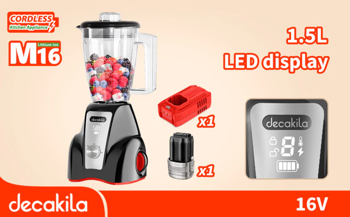 Cordless stand blender