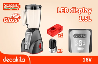 Cordless stand blender