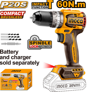 Compact Brushless Cordless Impact Drill