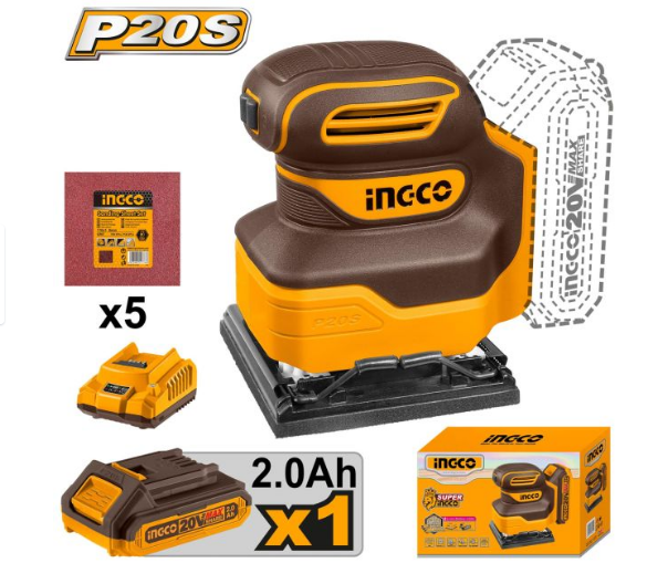 Cordless sheet sander