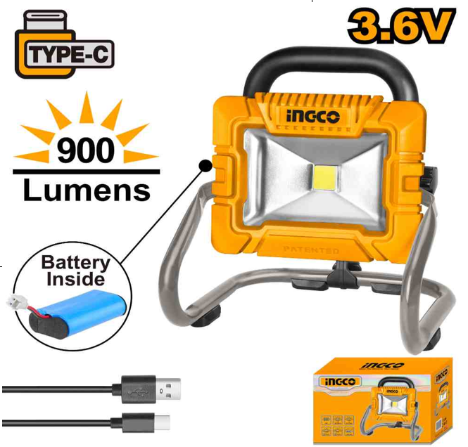 Cordless portable lamp