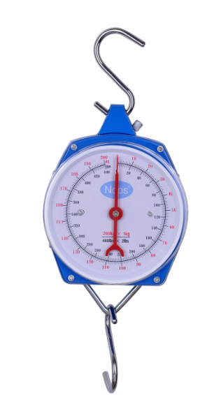 BALANCE A CROCHET  FORCE 50kgs, PLASTIQUE ET ACIER