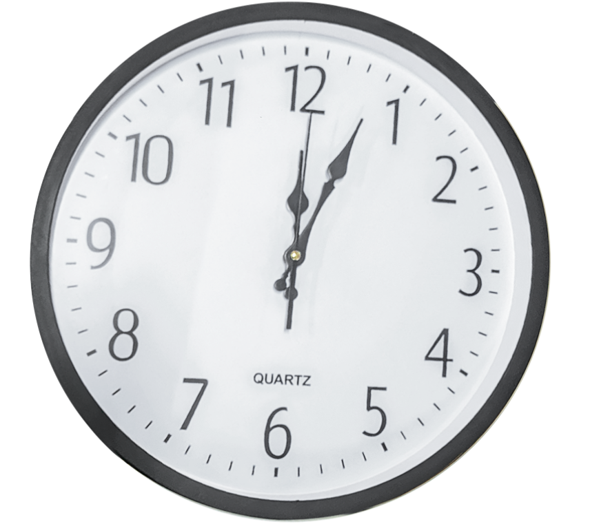 MONTRE MURALE RONDE REF 645A1 diametre 25cm material : ABS PLASTIQUE