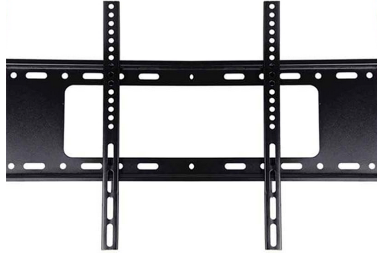 SUPPORT TV (Medium size) EN ACIER COULEUR NOIR  EPAISSEUR  : 0,5mm