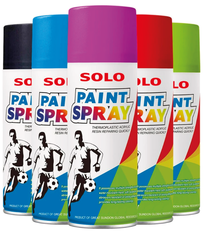 PEINTURE FLUORESCENTE EN AEROSOL  250g N° 1002 Fluorescent pink (Ctn de 12 flacon)