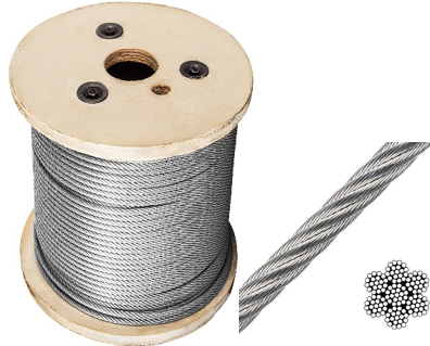 Stainless steel cable,6mm*100m