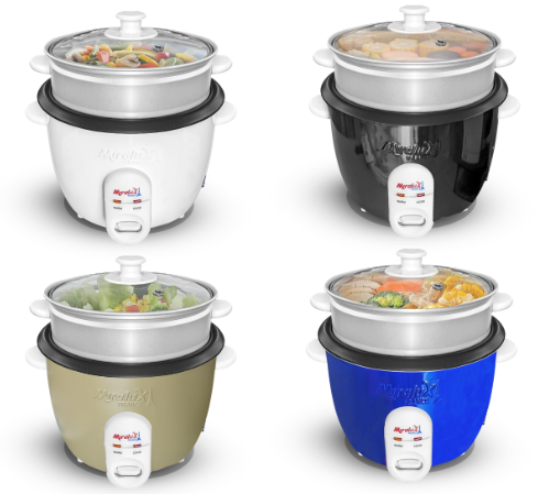 Rice cooker ref: MRC-184 de 1L marque: MIRALUX ctn de 4pcs (couleurs assorties)