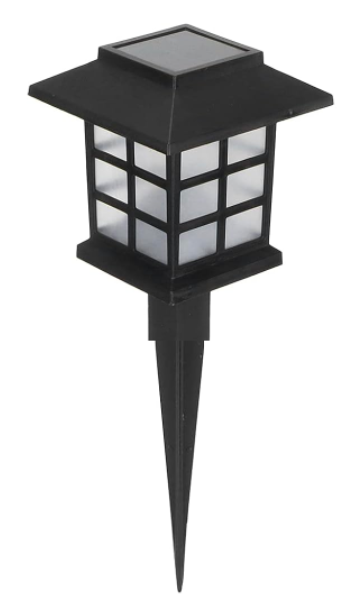 LAMPE DE JARDIN PLASTIQUE PICKABLE AU SOL STYLE LANTERNE