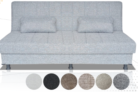 Canapé-lit Sofabed ref:Sasta - W:190cm - Depth:86cm - H:87cm ref:Goldbase 110 - marque: Effeil - origine:Turquie