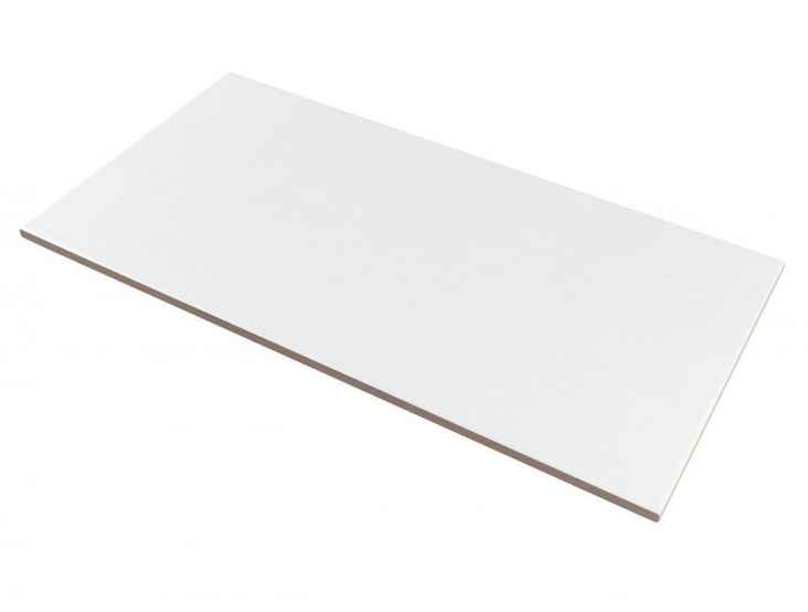 Ceramic wall tiles 30x20, non-waterproof, glossy finish, pure white, ref:W2300 (CTN DE 1,5M²)
