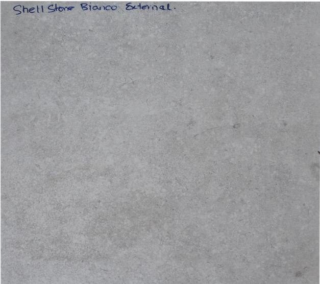 Carreaux 60x60 Shell Stone Bianco External (ctn de 04pcs)