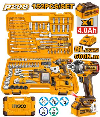 Cordless Impact Wrench tools set (152 Pcs )