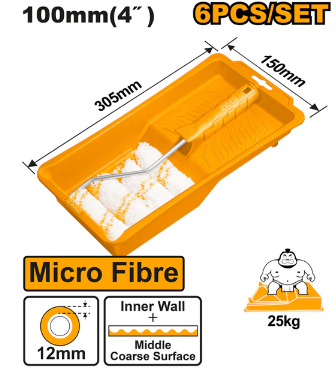 Cylinder brush 6 in 1 set